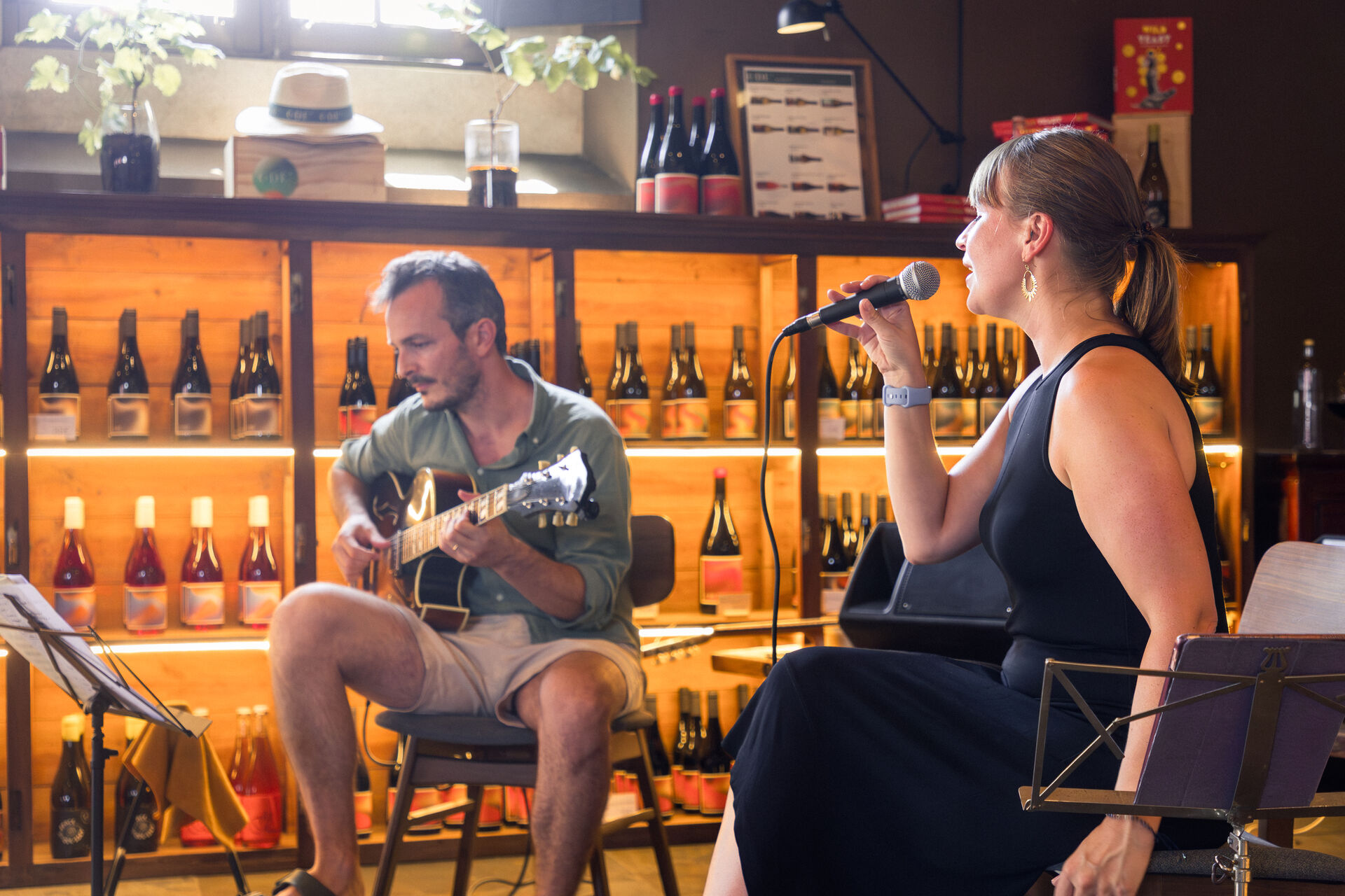 Guests at the Cellar Door bar.