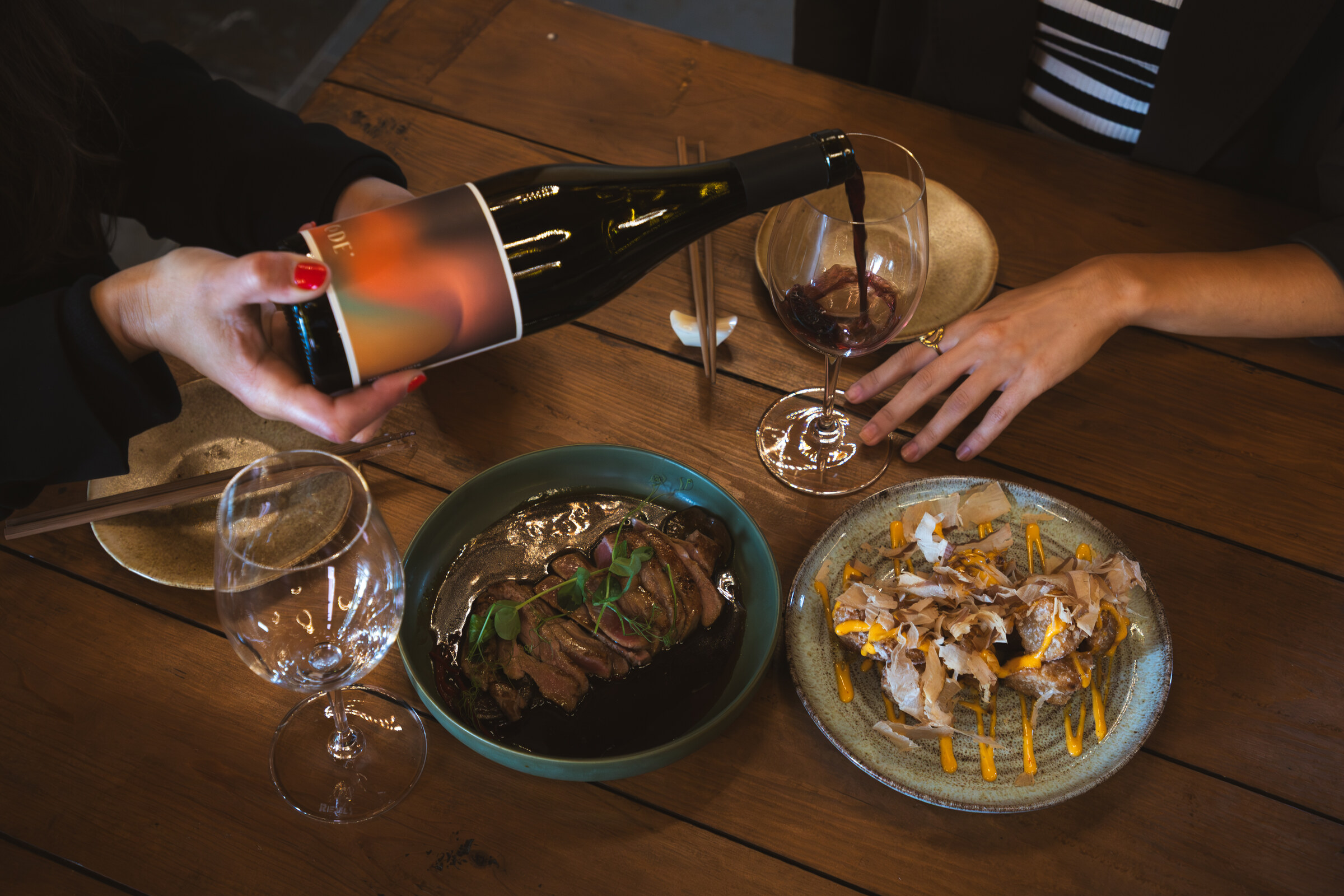 ODE Quarteto Tinto — poured at dinner