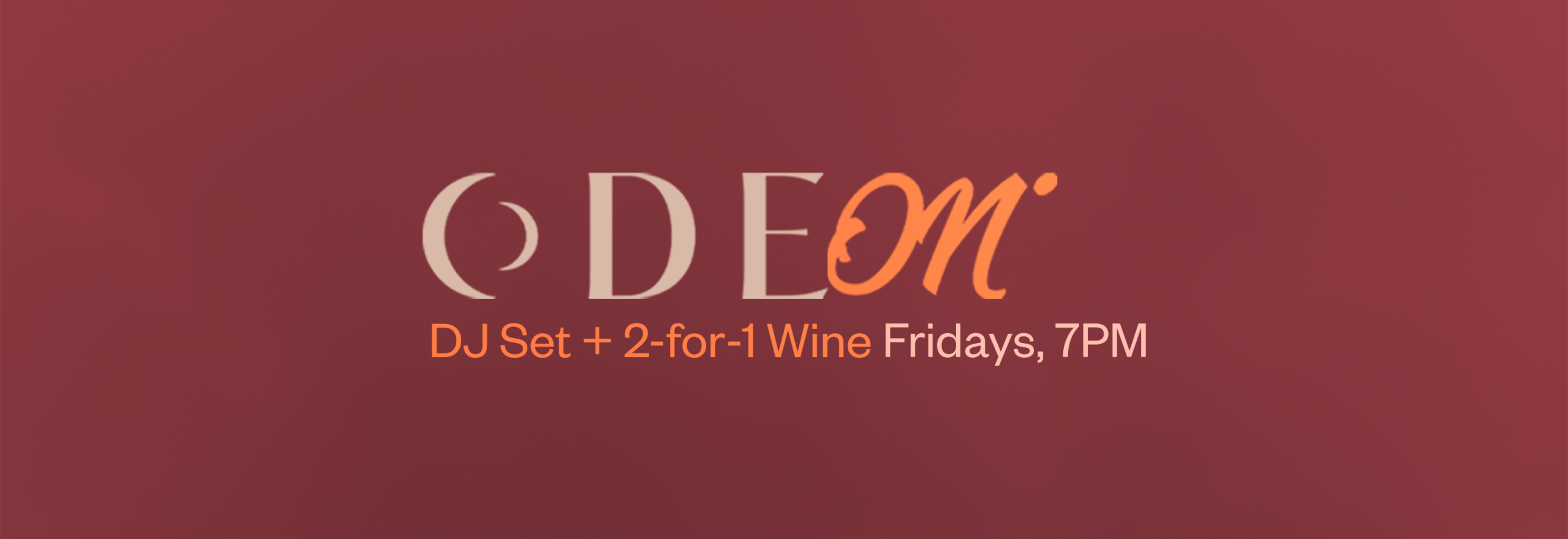 ODEOn – Every Friday Evening